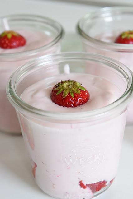 Sommerliches Erdbeer Dessert