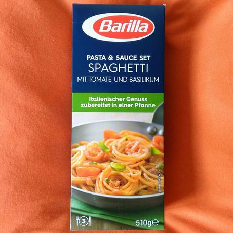 (Werbung) Barilla Pasta & Sauce Set Spaghetti mit Tomate und Basilikum