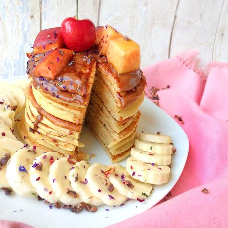 Ich bin zurück - mit wunderbaren Vanille-Protein-Pancakes für euch
