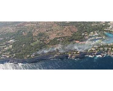 9 Hektar Land an der Cala Mondrago verbrannt
