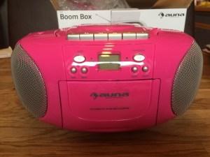 Es ist pink … Marlean will es … Boom Box