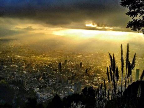 Ausblick aug Bogota vom Cerro de Monserrate