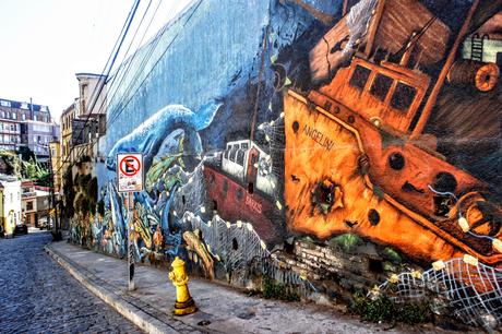 Grafitti Valparaiso Chile