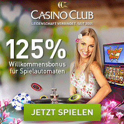 Cashback und 20.000 Euro Hauptgewinn im CasinoClub