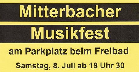 Termintipp: Mitterbacher Musikfest 2017