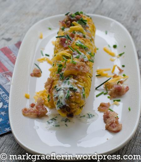 Cheddar Bacon Ranch Corn zum Independence Day