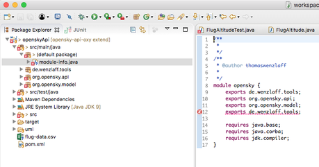 Java 9: Erste Modul Generierung modul-info.java mit Eclipse — alt=