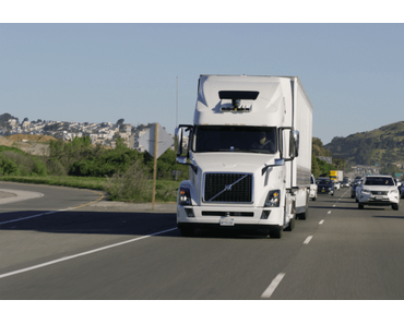 Selbstfahrende LKWs von Uber erhalten ein neues Setup