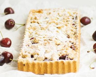 Schnelle Kirsch-Tarte mit Mandeln
