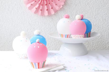 DIY Luftballon Cupcakes | DIY Balloon Cupcakes