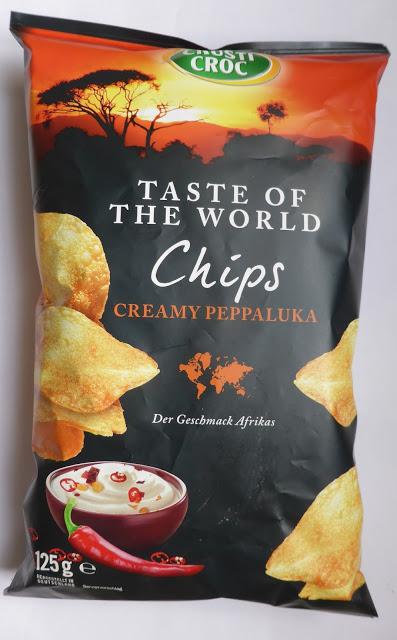 LIDL - Crusti Croc Taste of the World Chips Creamy Peppaluka