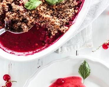 Vegane Johannisbeer Streusel
