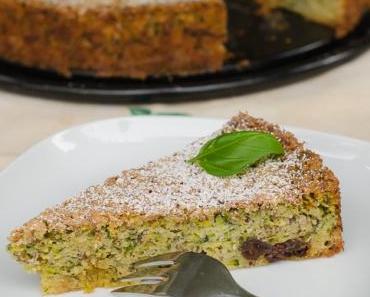 Sonntagskuchen: Torta dolce di zucchine – Italienische Zucchini-Mandel-Torte mit Basilikum