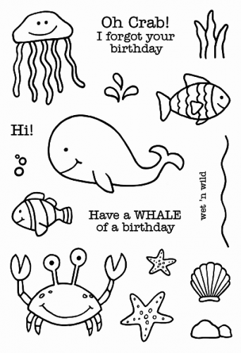 Jane's Doodles - Clear Stamps - UNDER THE SEA
