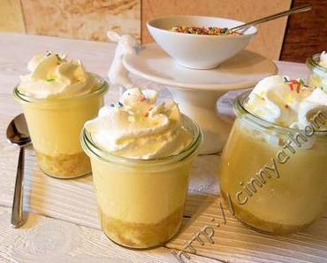 Schneller Käsekuchen im Glas #NoBake #Rezept #Fruchtig