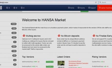 Darknet-Shop HansaMarket auch geschlossen
