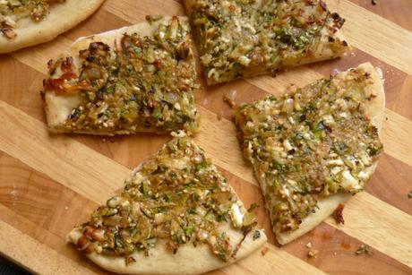 Manakish – Libanesische Pizza mit Zucchini