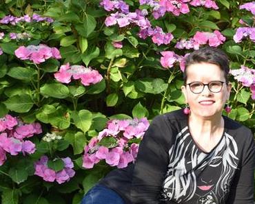 Pretty in Pink – Selfies im Garten mit Hortensie