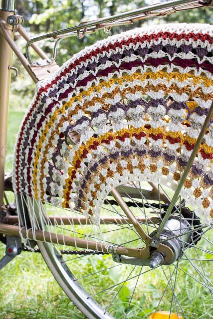 Gehäkeltes Fahrradnetz DIY