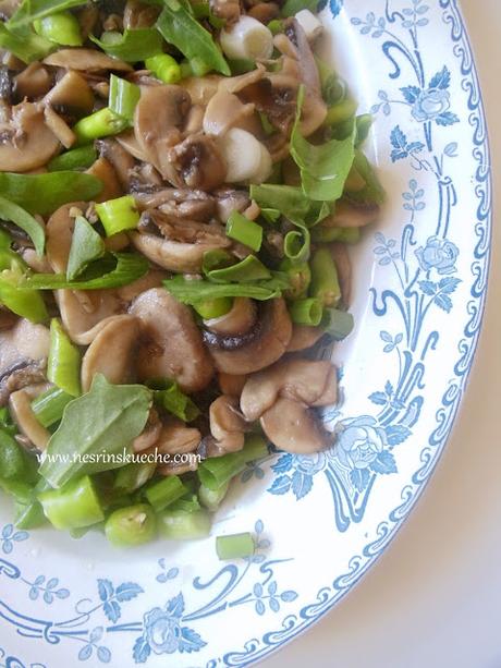 Mantar Salatası / Champignonsalat