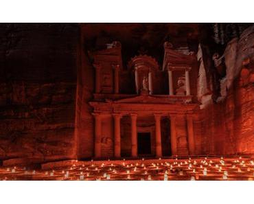 Petra in Jordanien bei Tag und bei Nacht – ein wahr gewordener Kindheitstraum
