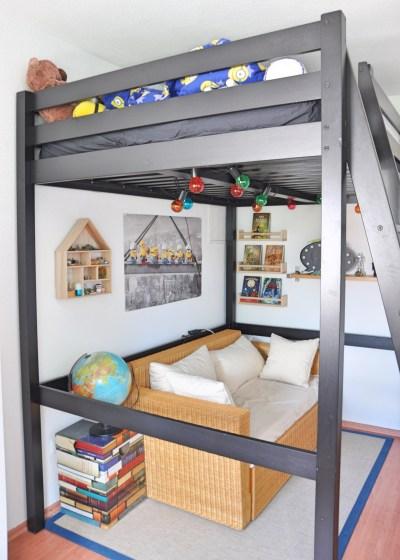 Kinderzimmer Makeover: Ein Hochbett für den Schuljungen
