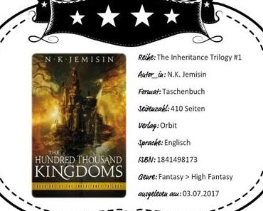 N.K. Jemisin – The Hundred Thousand Kingdoms