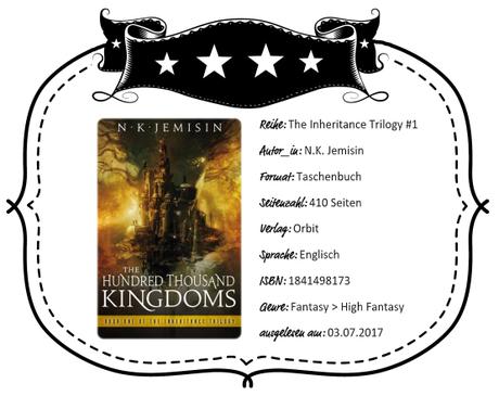 N.K. Jemisin – The Hundred Thousand Kingdoms