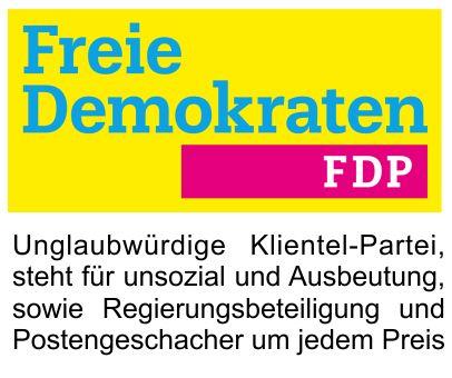 Die unglaubwürdige Klientel Partei FDP versucht im Wahlkampf mit den Themen der AfD weitere Wähler zu gewinnen