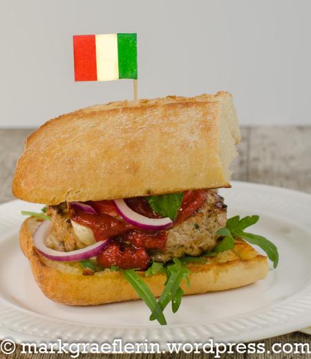 Hamburger auf Italienisch: Salsiccia-Burger