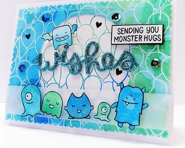 Colorboard Cards und More Shop Blog Challenge No.15 | Distress Oxide Background and Stamping