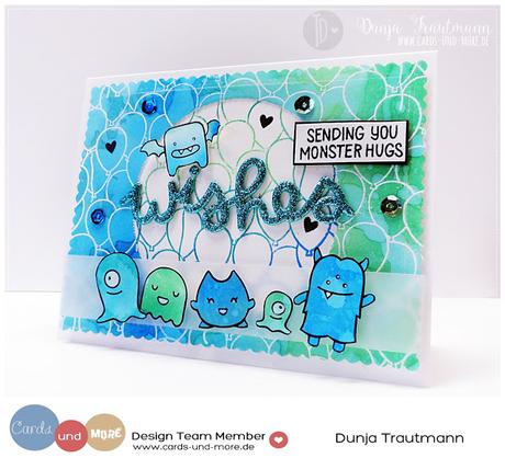 Colorboard Cards und More Shop Blog Challenge No.15 | Distress Oxide Background and Stamping
