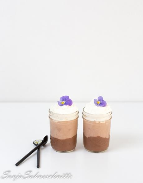 trippel chocolate mousse – dreierlei Schokoladenmousse