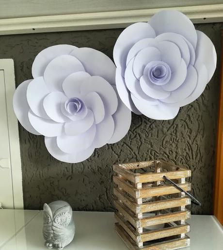 Papierblumen - tolle Deko - einzeln oder als Blumenwand