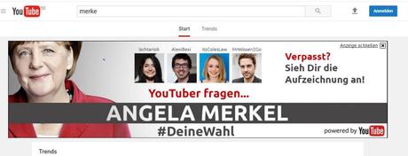 #deinewahl 4 Youtuber fragen Angela Merkel- was soll man davon halten?