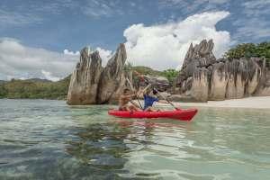 Per Kreuzfahrt Kajak durch die Inselwelt der Seychellen