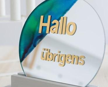 Zurück aus der Pause und ein Spiegel mit DIY Aquarell-Dekor