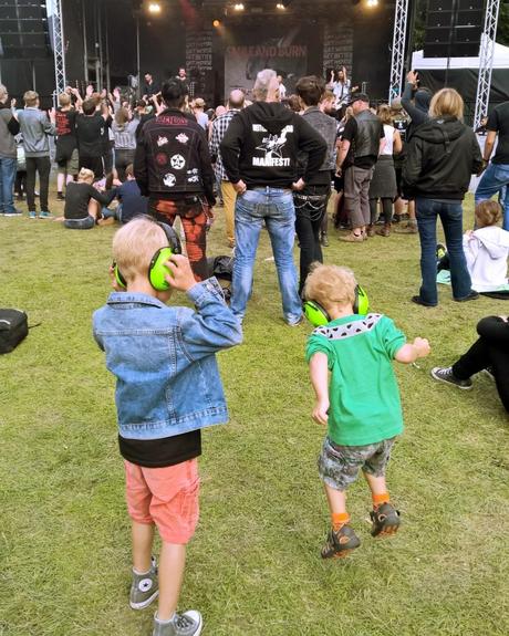 Open Air Festival mit Kindern fetzt