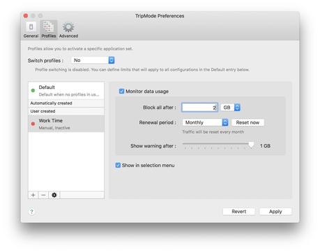 Datenverbrauch mit TripMode 2 für macOS limitieren