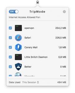 Datenverbrauch mit TripMode 2 für macOS limitieren