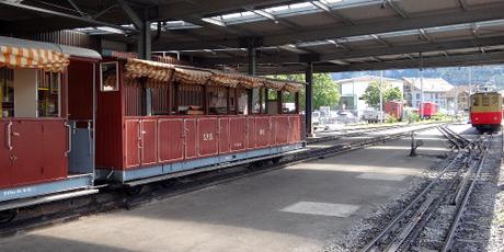 im Depot der Schynige Platte-Bahn