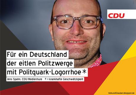 CDU, die widerlichen Plakate zur Bundestagswahl (1) Jens Spahn