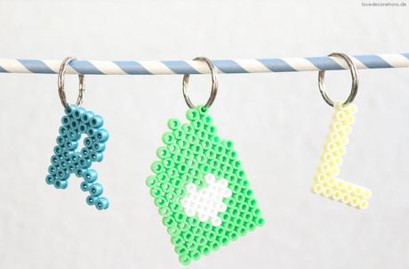 DIY Bead Key Chain | DIY Schlüsselanhänger aus Bügelperlen