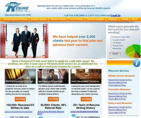 resumeworld.ca review – Resume writing service resumeworld