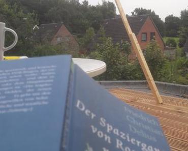 Auf der Dachterasse verfolgte ich gestern die spannende R...