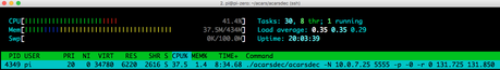 Wie wird ein acarsserv Server mit SQLite3 Datenbank zum speichern von ACARS Meldungen auf dem Raspberry Pi Zero W installiert?
