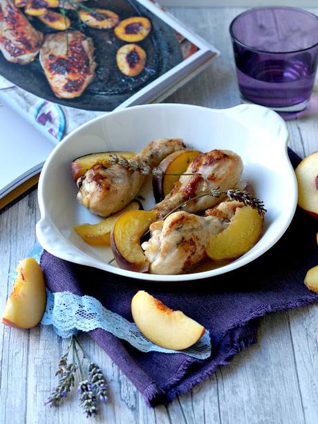 [Kochbuchvorstellung] Sommerhähnchen mit Pfirsich, Honig und Lavendel