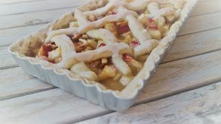 Pfirsich-Tarte   ein leckerer Restl-Kuchen