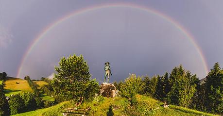 Bild der Woche: Erzherzog Johann mit Regenbogen