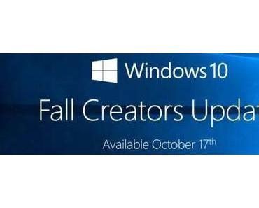 Am 17. Oktober kommt das Fall Creators Update
